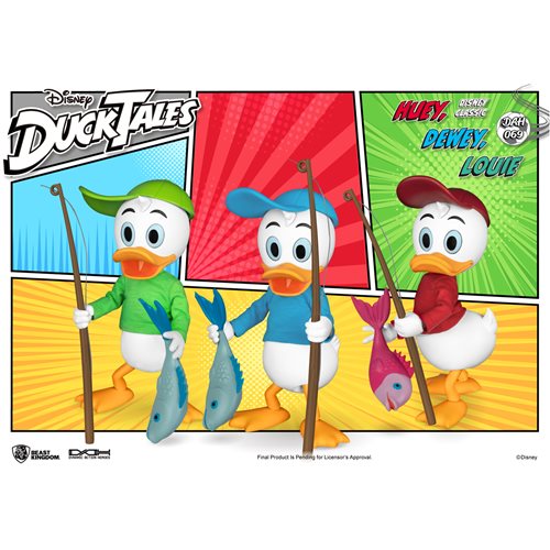 DAH-069 DuckTales Huey, Dewey, and Louie Dynamic 8-ction Heroes Action Figure Set (Pre-Order)