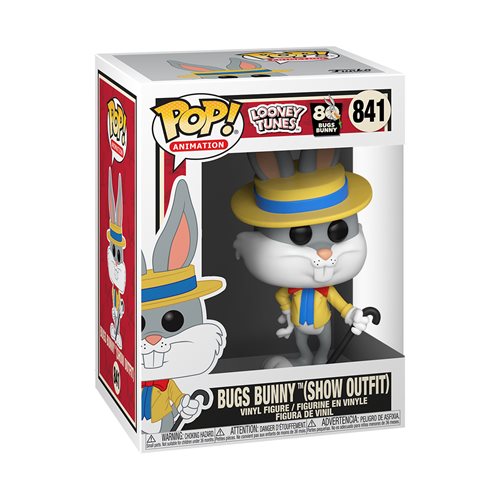 Bugs Bunny 80th Anniversary Bugs in Show Outfit Pop! Vinyl Figure #841 (Pre-Order)