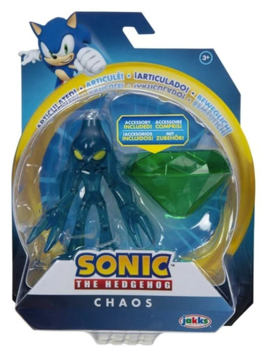 Jakks Sonic 4" Inch Articulated Figure Wave 11 Chaos With Master Emerald Accessory (Pre-Order)