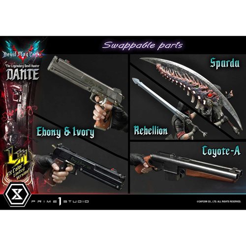 Prime 1 Studio Devil May Cry 5 Dante EX Color Version Ultimate Premium Masterline 1:4 Scale Statue 350 Made (Pre-Order)