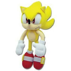 Super Sonic 12" Inch Plush Great Eastern Entertainment Sonic the Hedgehog