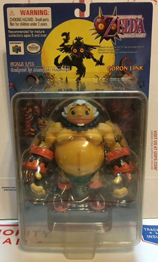 Legend Of Zelda Majora's Mask Goron Link Figure 2001 Epoch Figure NEW