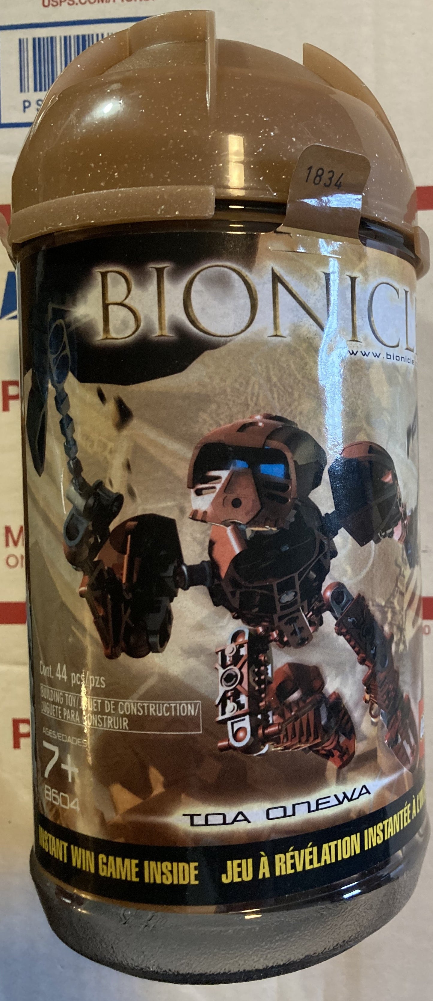 Bionicle LEGO Toa Onewa Metru Nui Set 8604