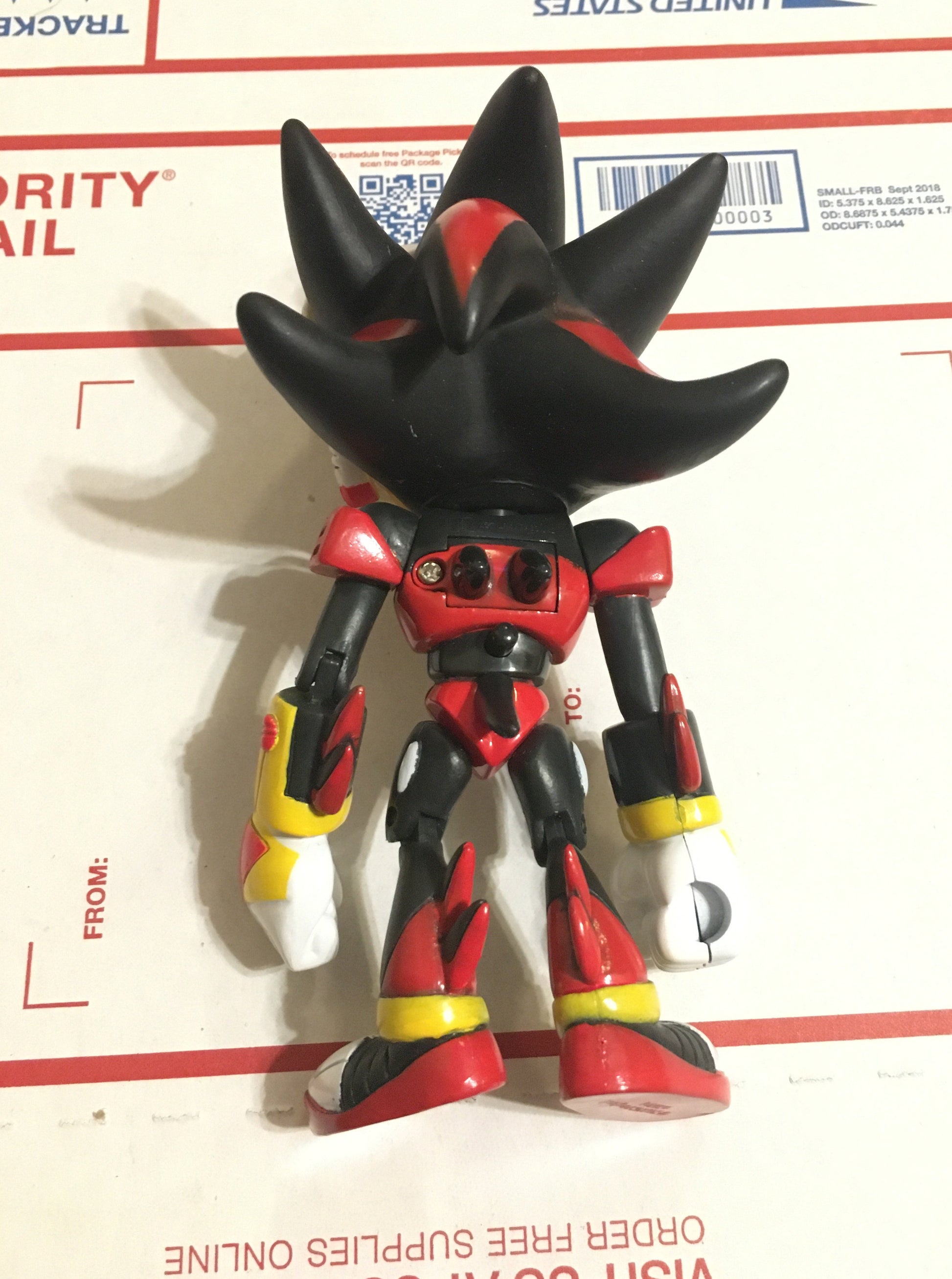 Toy Island Space Fighters Sonic X Shadow Action Figure B Condition