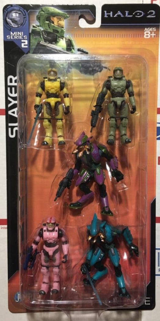 Joyride Studios Halo 2 Mini Series 2 Slayer 5-Pack Action Figure Set