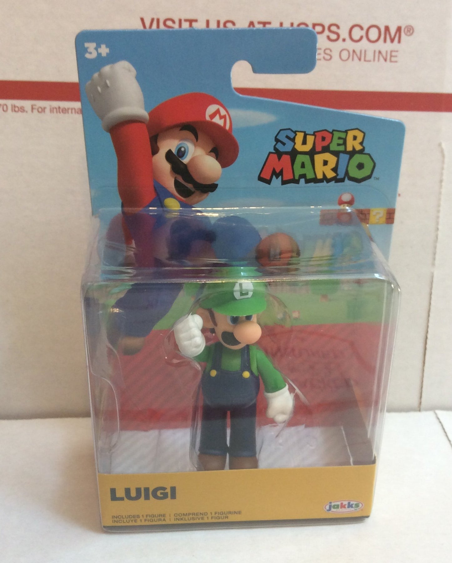Jakks Super Mario Wave 24 Luigi 2.5" Inch Figure