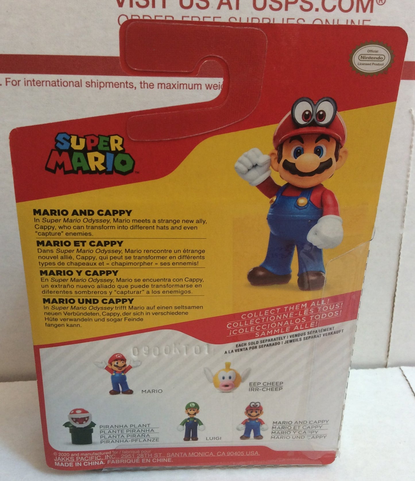 Jakks Super Mario Wave 24 Mario and Cappy 2.5" Inch Figure