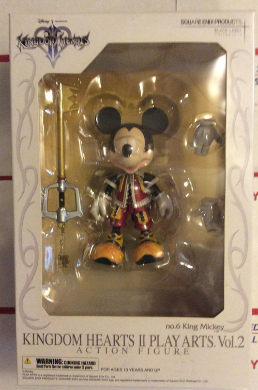 Play Arts Kingdom Hearts II (2) King Mickey Figure (Used)