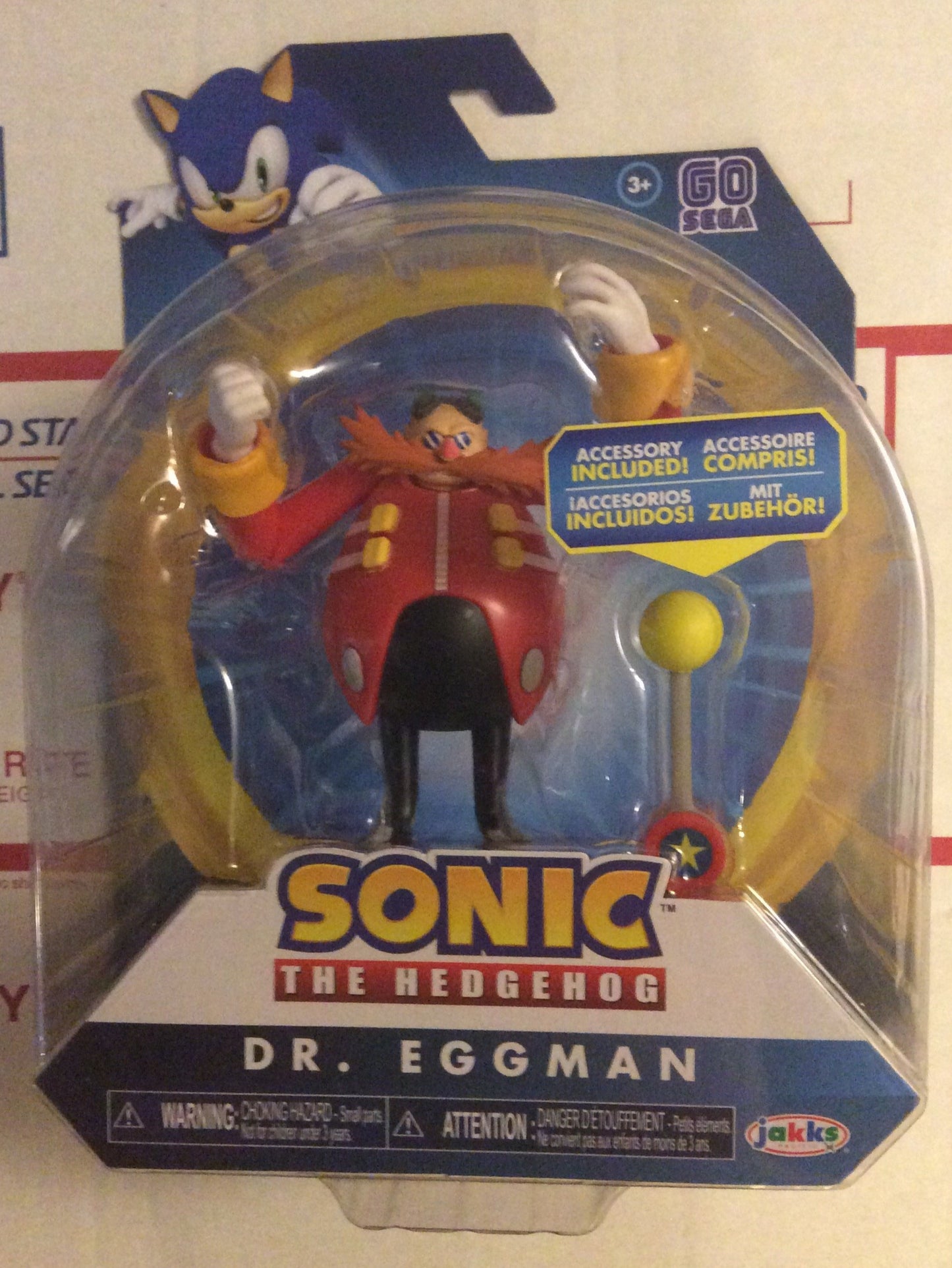 Jakks Sonic The Hedgehog 4" Articulated Figure With Accessory Wave 3 Dr. Eggman