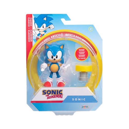 Jakks Sonic 4" Inch Articulated Figure Wave 10 Classic Sonic With Accessory (Pre-Order)