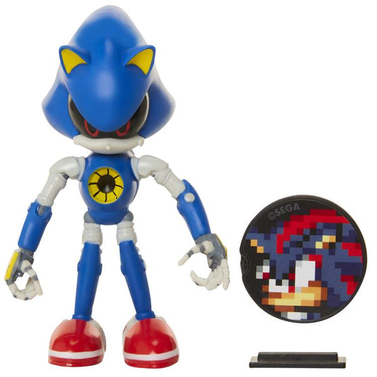 Jakks Sonic The Hedgehog 4" Bendable Figure Wave 2 Metal Sonic