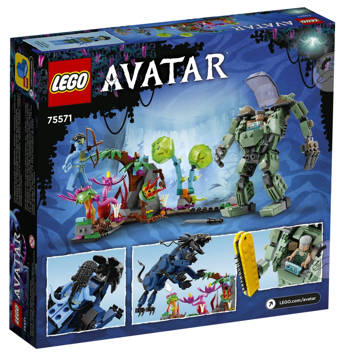 LEGO Avatar Neytiri & Thanator vs. AMP Suit Quaritch Set 75571 (Pre-Order)