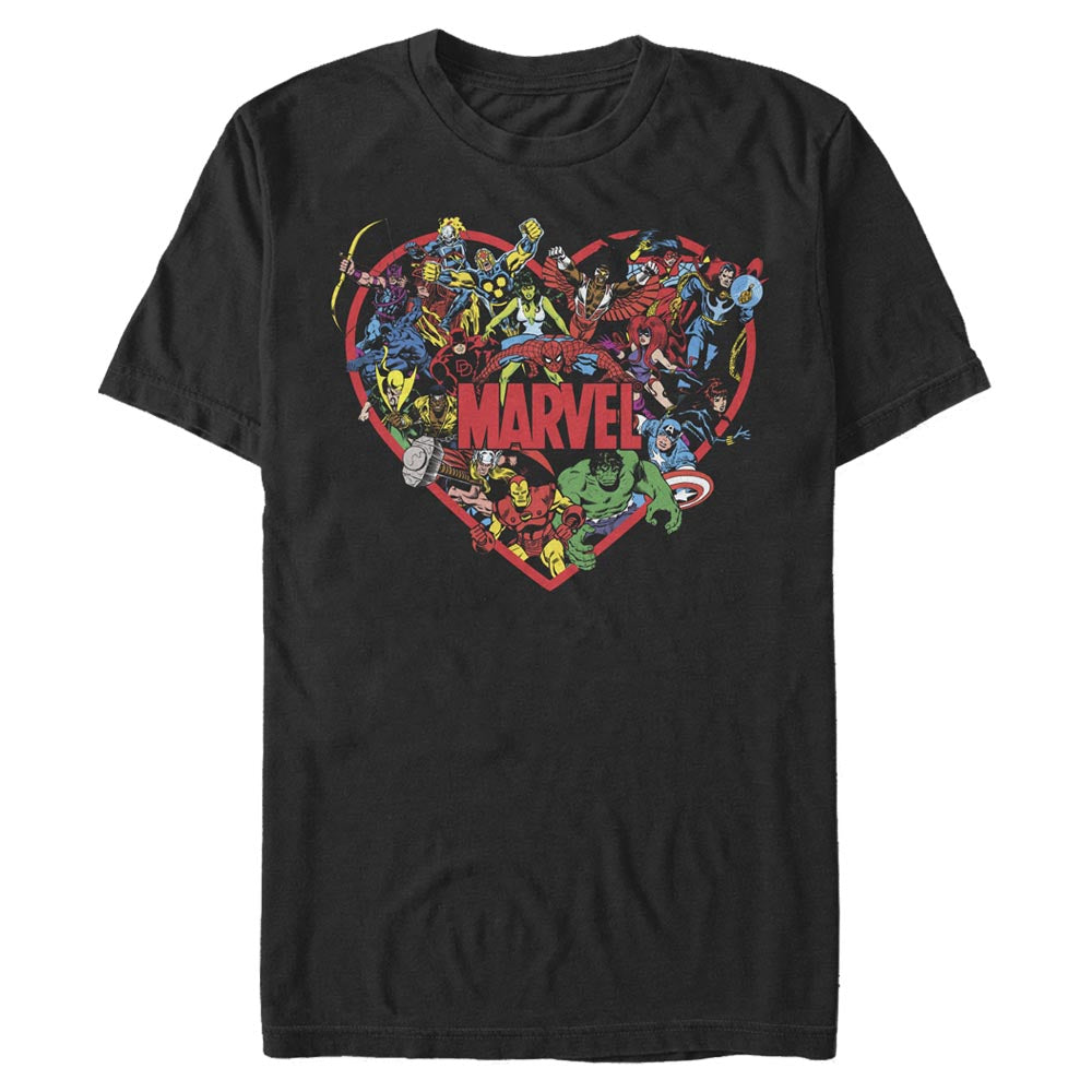 Men's Marvel Marvel Hero Heart T-Shirt