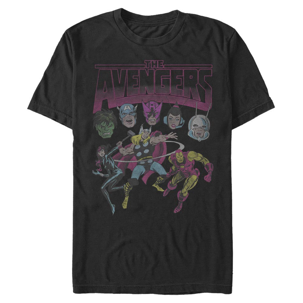 Men's Marvel Grunge Group T-Shirt