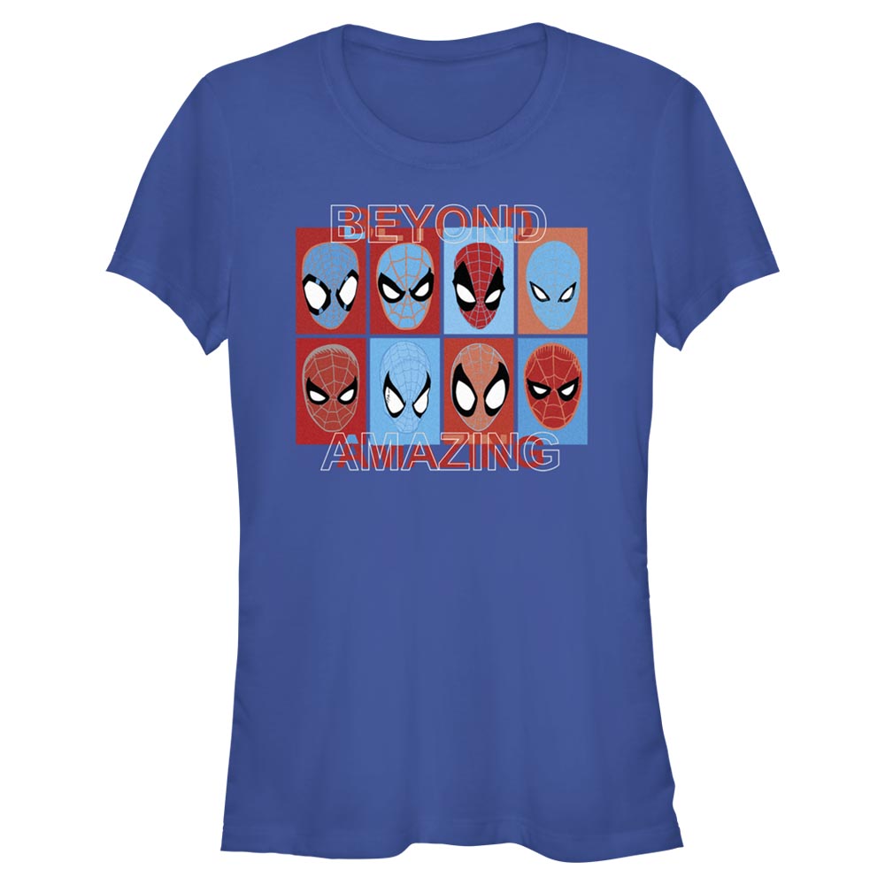 Junior's Marvel Spider-Man Beyond Amazing SPIDEY SQUARES BEYOND T-Shirt