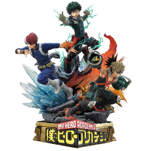 My Hero Academia Midoriya, Bakugo, and Todoroki Deluxe Bonus Edition Premium Masterline 1:4 Scale Statue r (Pre-Order)