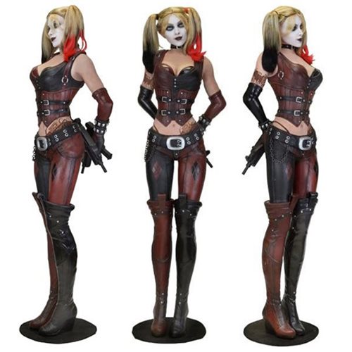 NECA Batman Arkham City Harley Quinn Life-Size Statue Foam Prop Replica (Pre-Order)