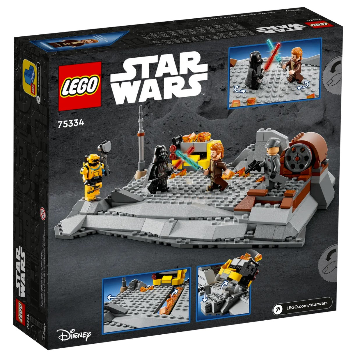 LEGO Star Wars Obi-Wan Kenobi Vs Darth Vader Set 75334 (Pre-Order)