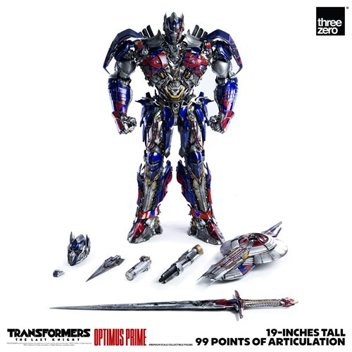 Transformers The Last Knight Optimus Prime Premium Deluxe Edition Action Figure (Pre-Order)