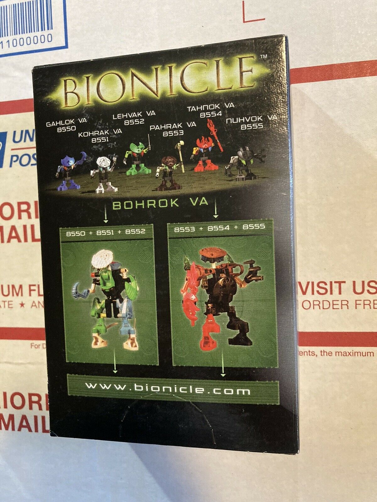 Lego Bionicle Bohrok Va 8553 Pahrak Va 2002