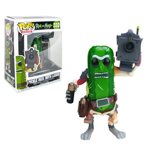 Rick and Morty Pickle Rick with Laser Pop! Vinyl Figure #332 (Pre-Order)