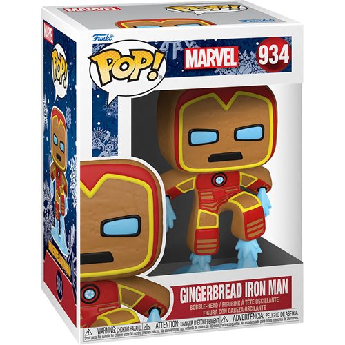 Pop! Marvel Holiday Gingerbread Iron Man Vinyl Figure #934 (Pre-Order)