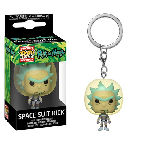 Rick and Morty Space Suit Rick Mini Pop! Vinyl Keychain Figure (Pre-Order)