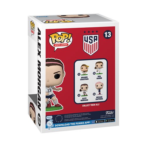 Pop! Sports Legends USA Alex Morgan Vinyl Figure #13 (Pre-Order)