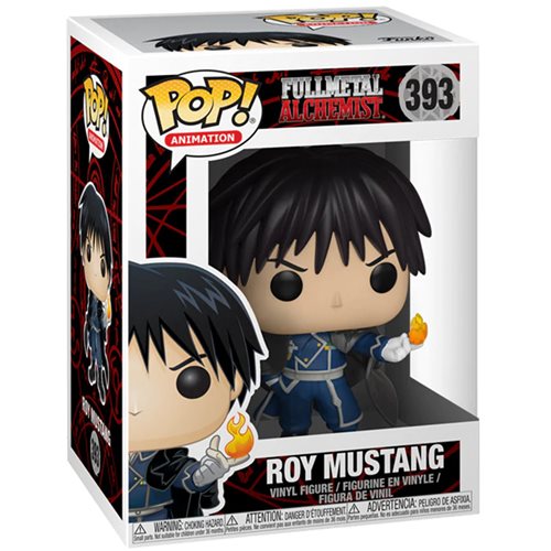 Fullmetal Alchemist Colonel Roy Mustang Pop! Vinyl Figure #393 Flame Alchemist (Pre-Order)