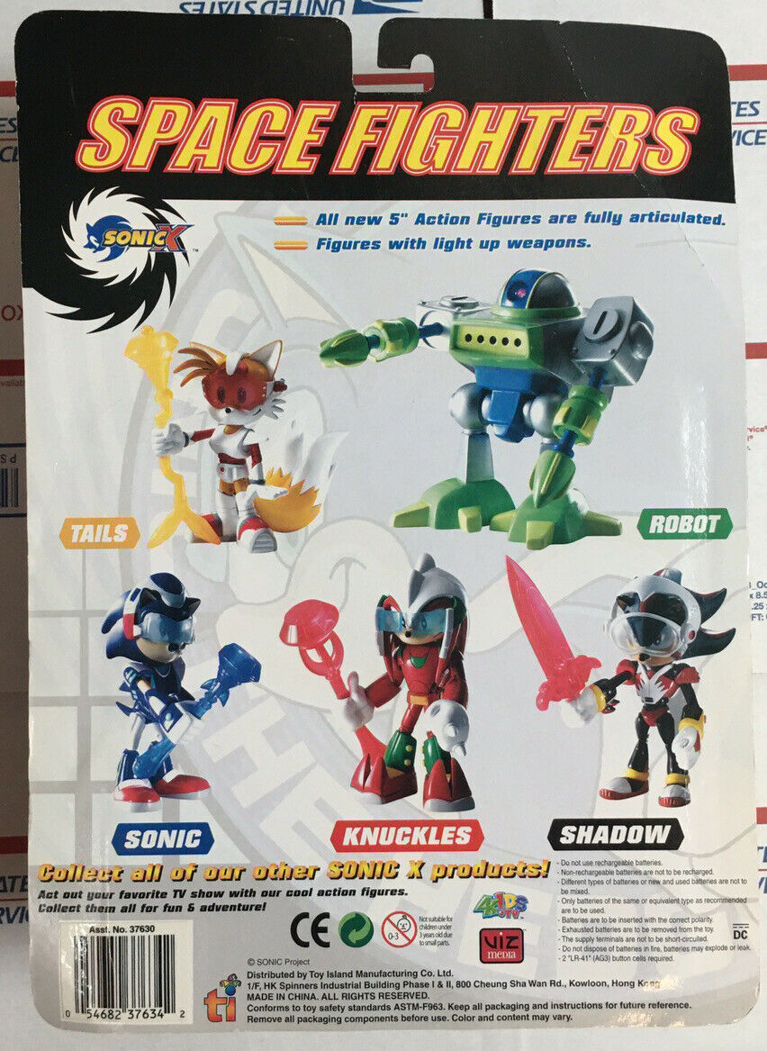 Toy Island Space Fighters Sonic X Knuckles Action Figure