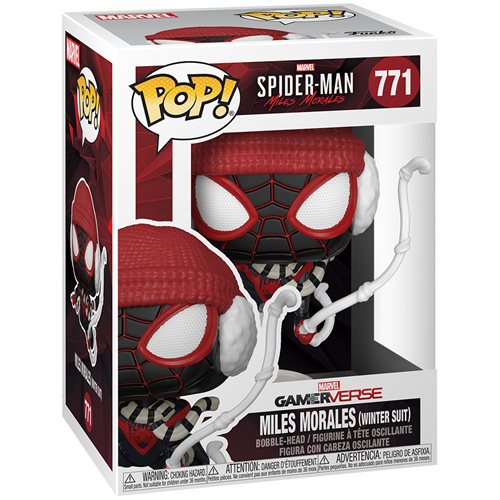 Pop! Spider-Man Miles Morales Gamerverse (Winter Suit) Vinyl Figure #771 (Pre-Order)