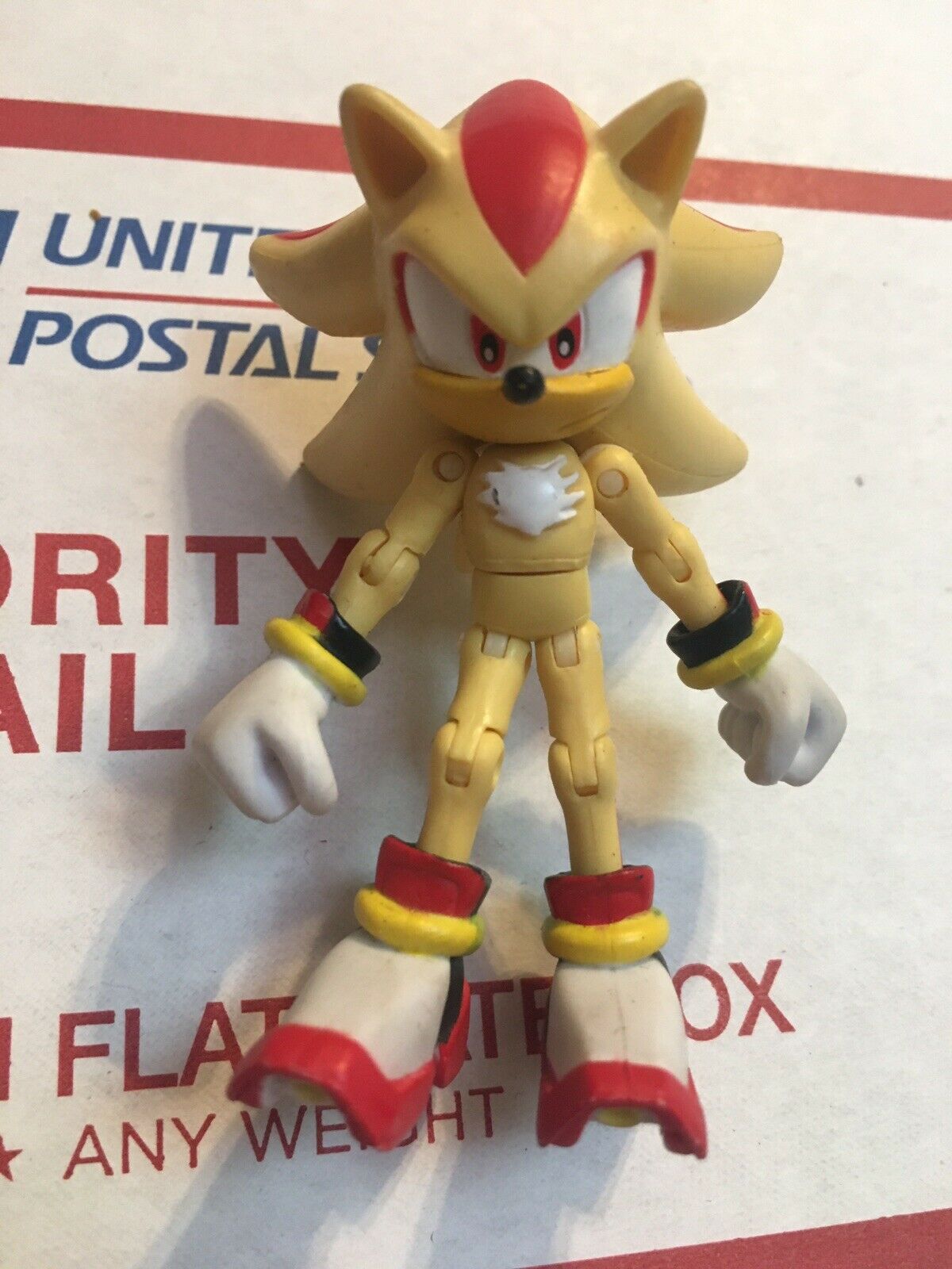 Jazwares 3" Inch Super Shadow Sonic Action Figure (Used)