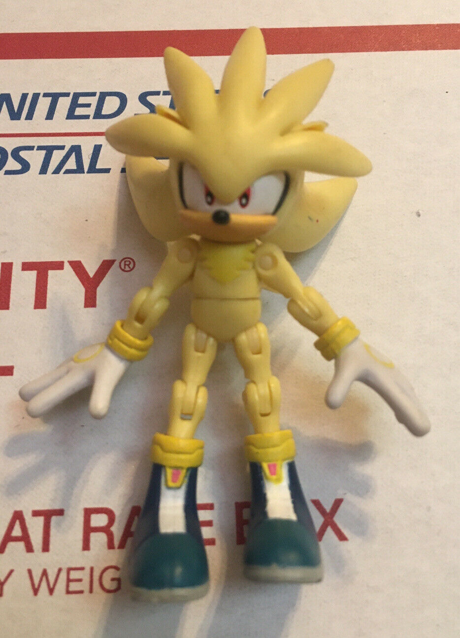 Jazwares 3" Inch Super Silver Sonic Action Figure (Used)