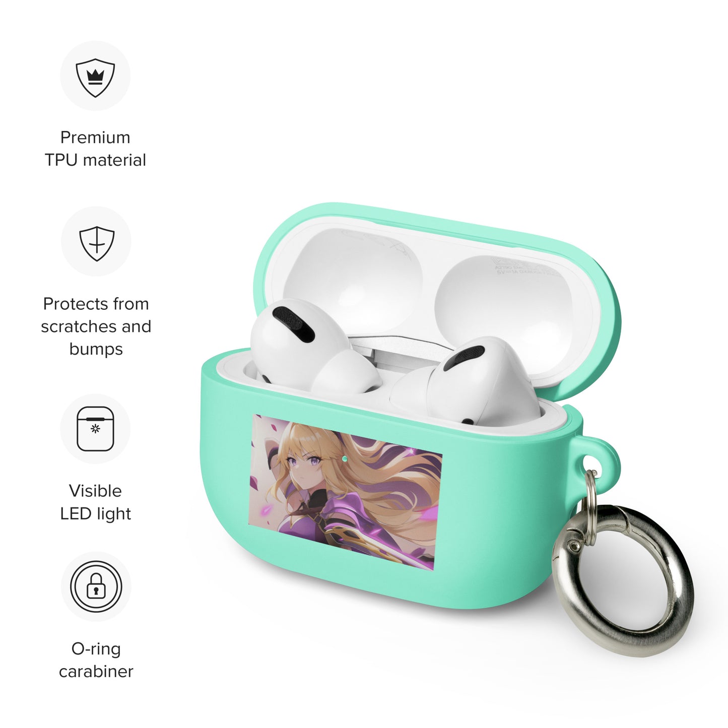 Asteria Drakos Kawieshan Warriors Rubber Case for AirPods®