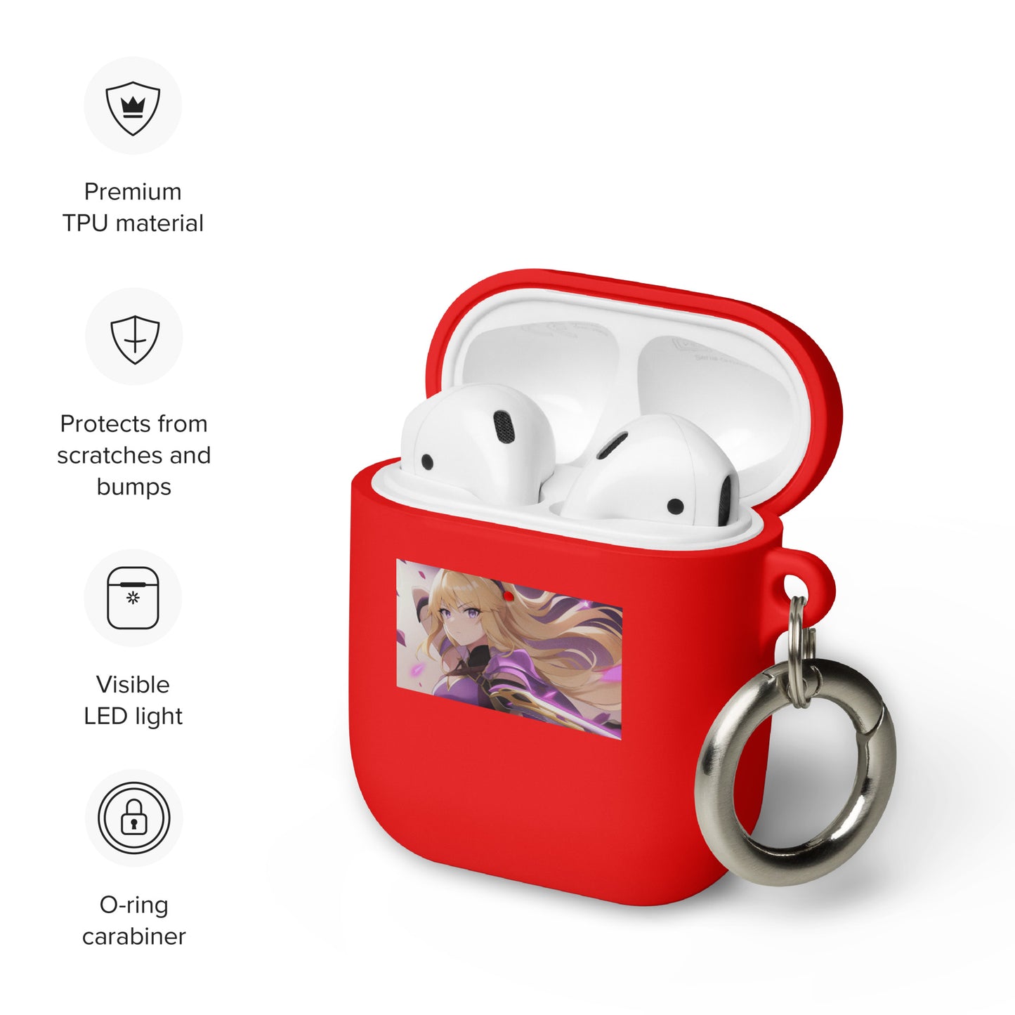 Asteria Drakos Kawieshan Warriors Rubber Case for AirPods®