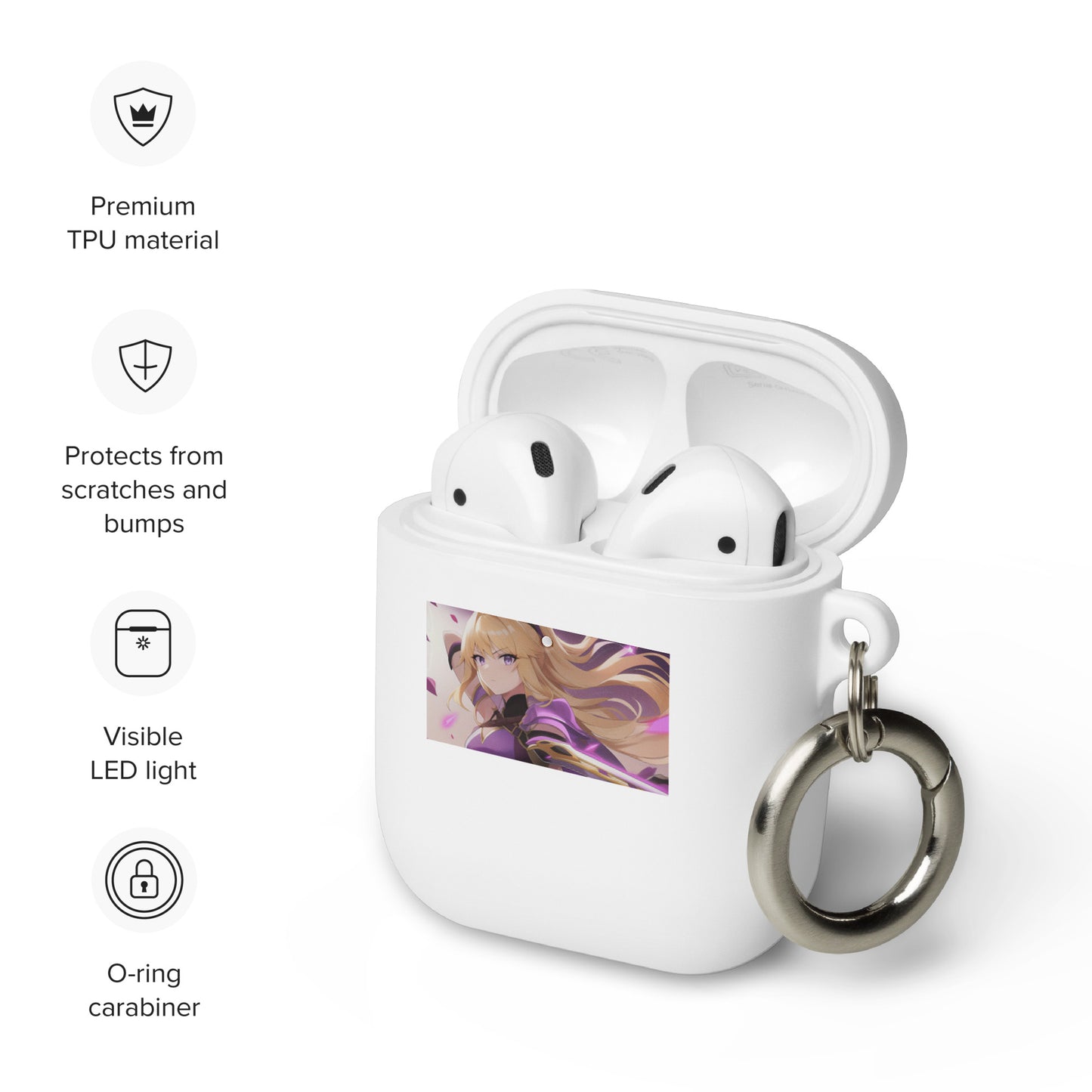 Asteria Drakos Kawieshan Warriors Rubber Case for AirPods®