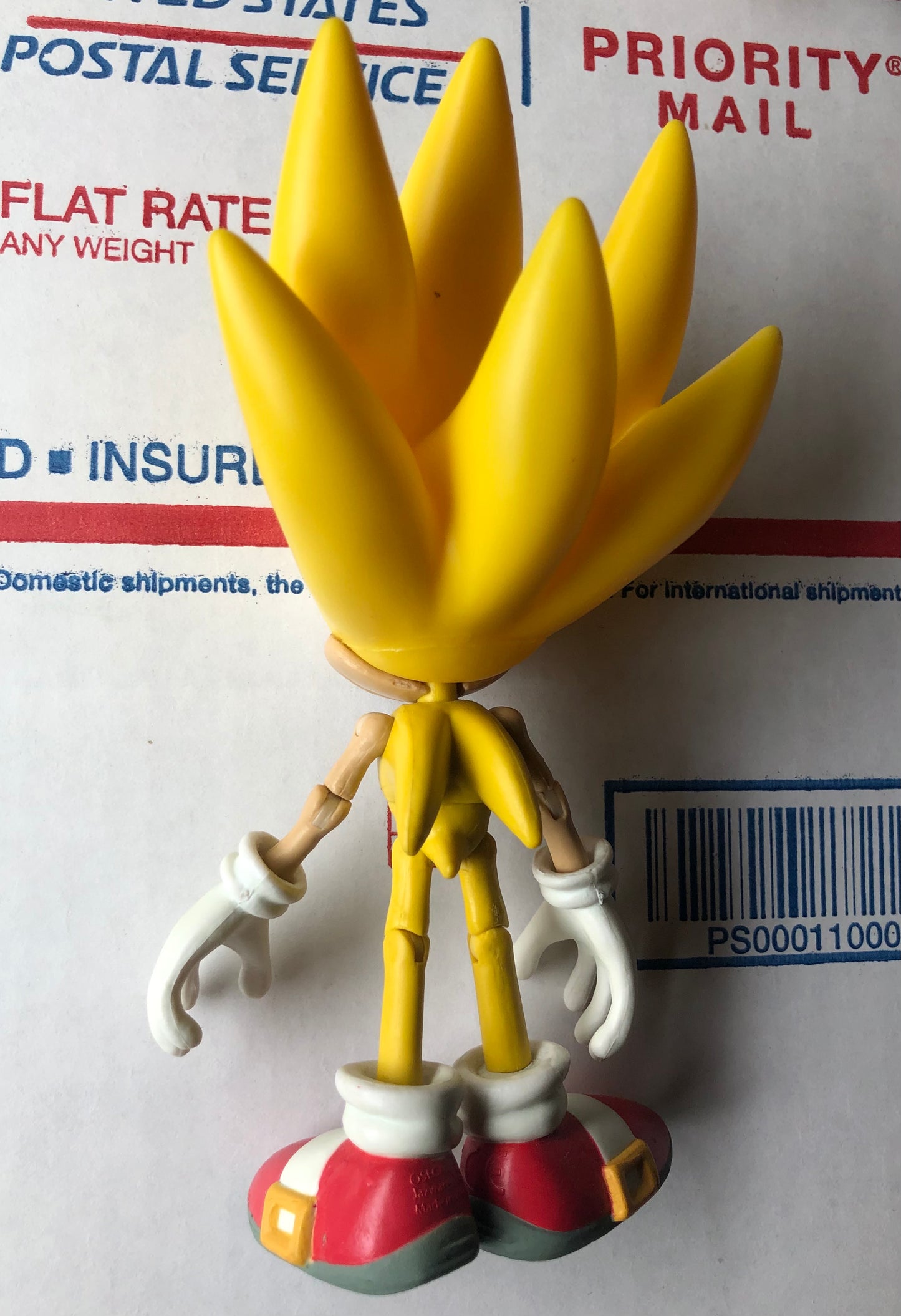 Jazwares 5" Inch Super Sonic Action Figure (Used)