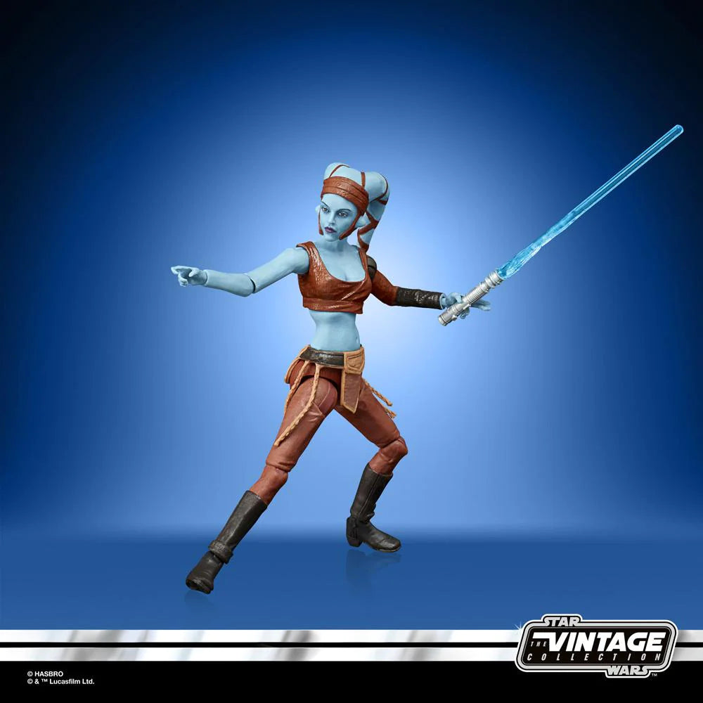 Star Wars The Clone Wars The Vintage Collection Aayla Secura 3 3/4-Inch Kenner Figure 50th