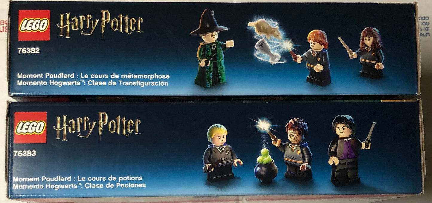 LEGO Harry Potter Hogwarts Moment: Potions Class and Transfiguration Class Sets BUNDLE/LOT