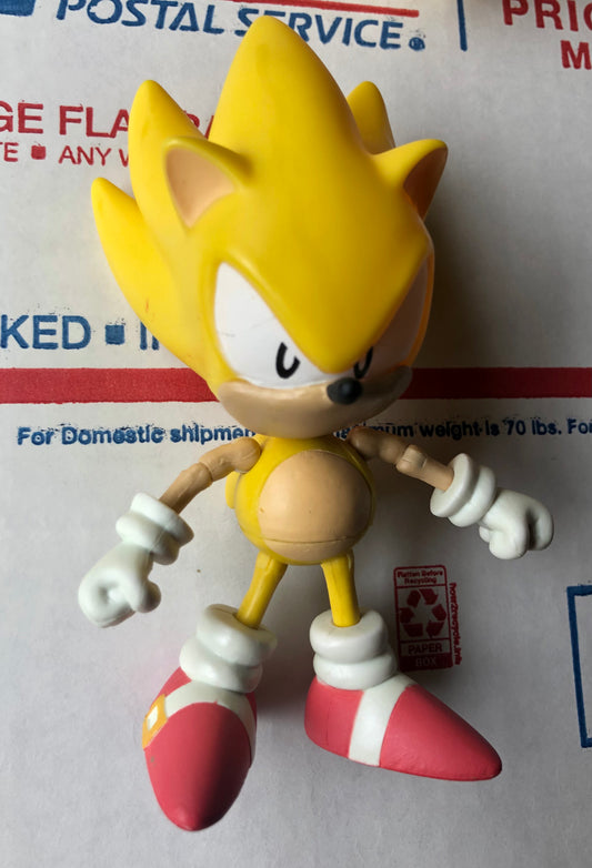 Jazwares 5" Inch Classic Super Sonic Action Figure (Used)