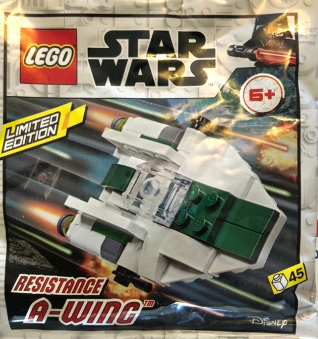 LEGO Star Wars Limited Edition Resistance A-Wing Foil Pack Bag Build Set 912177