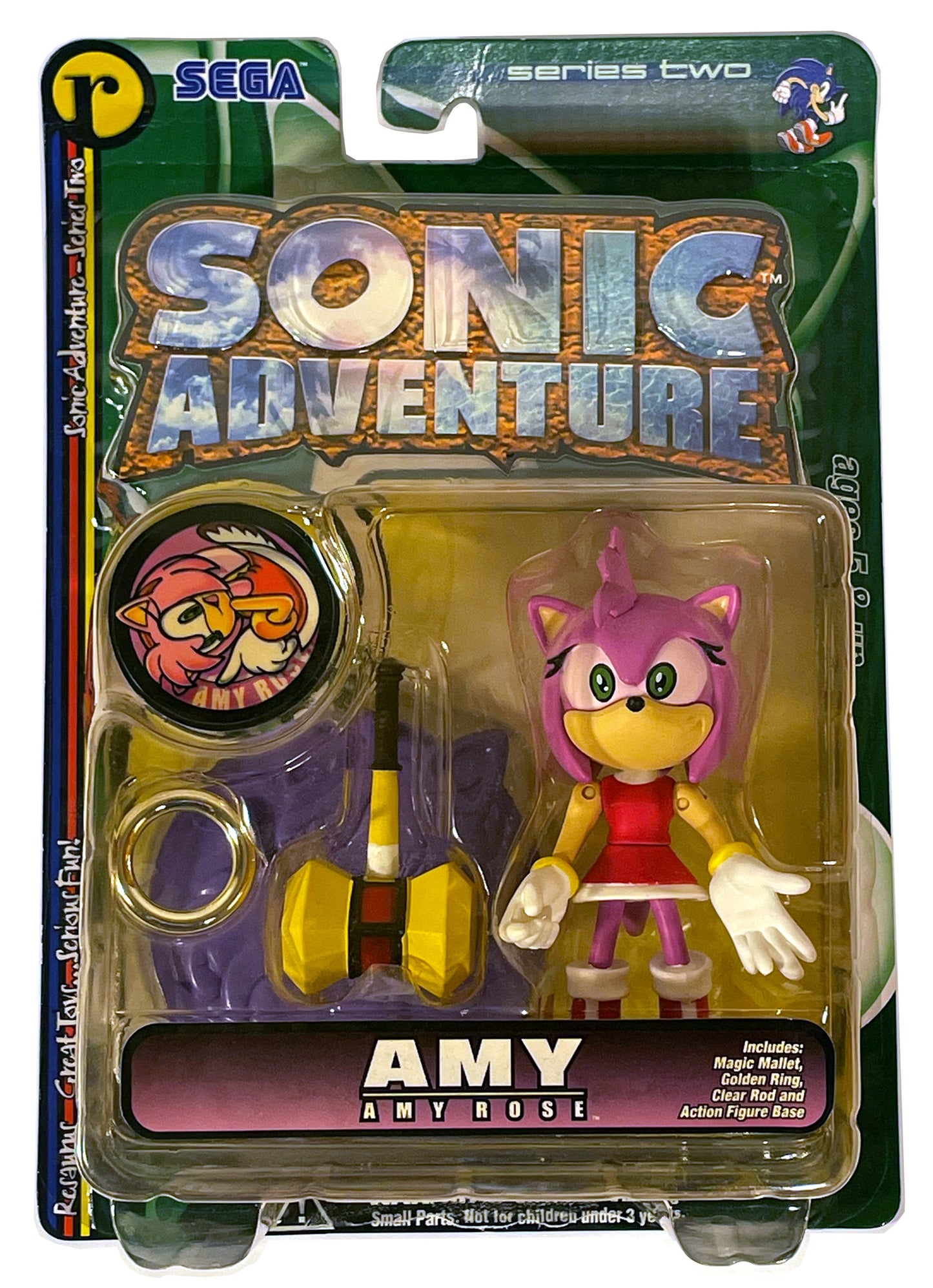 Sonic Adventure ReSaurus Amy Rose Series 2 Action Figure