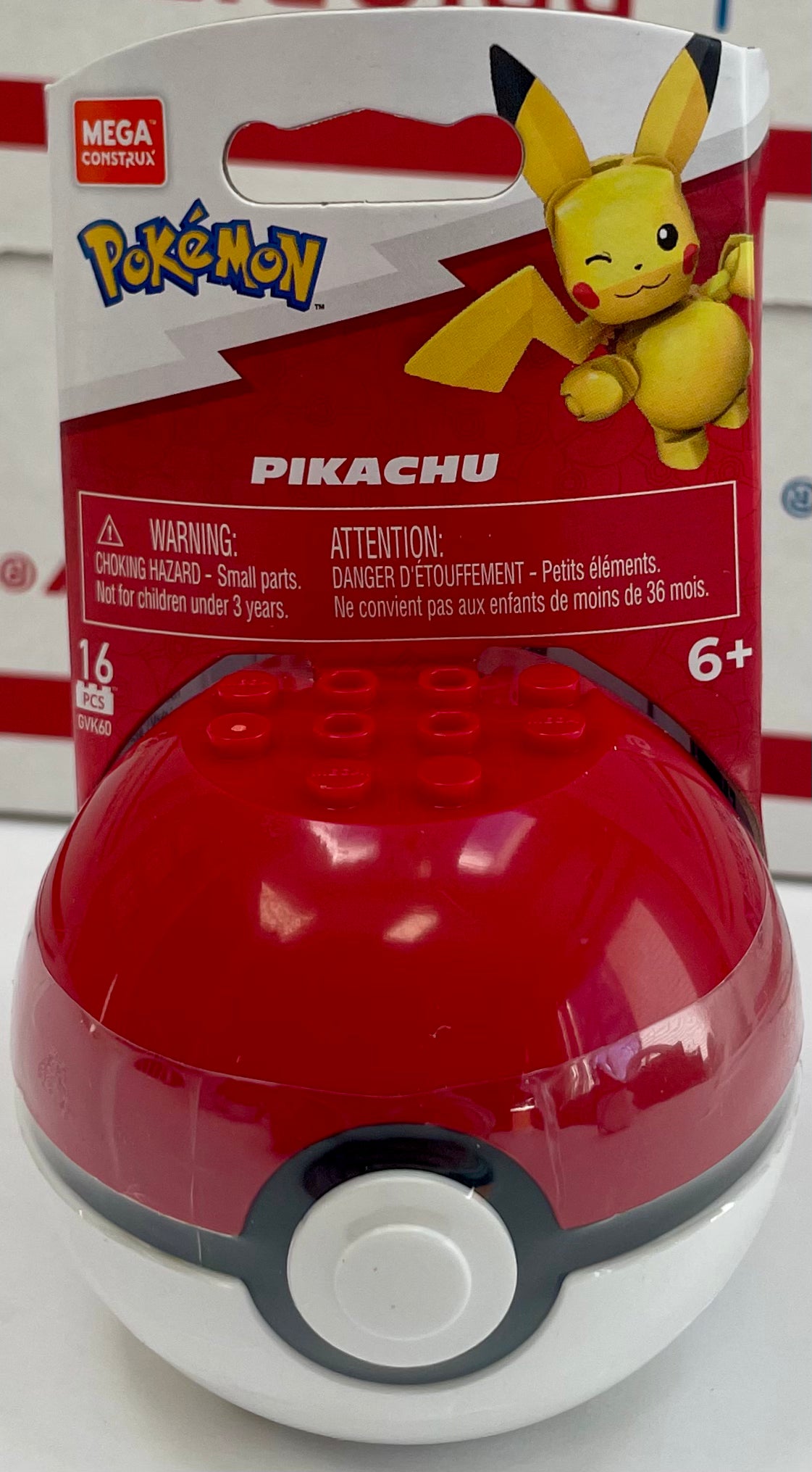 Pokémon Mega Construx 2022 Evergreen Pokeball Pikachu