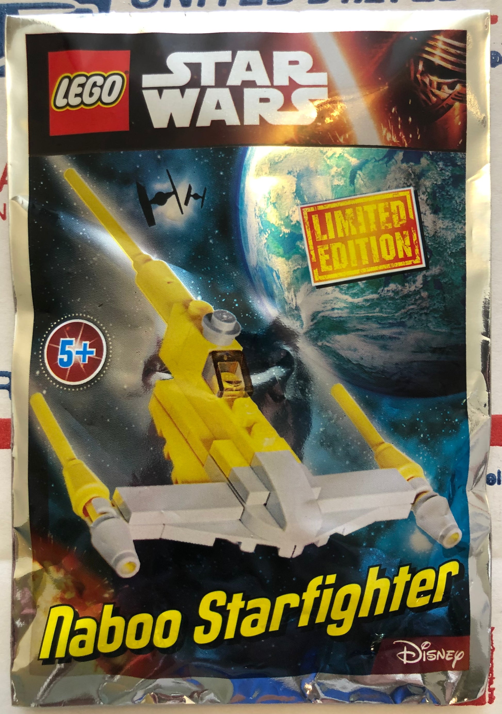 LEGO Star Wars Limited Edition Naboo Starfighter Foil Pack Bag