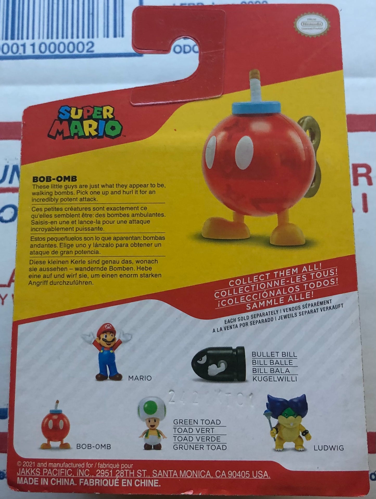 Jakks Super Mario Bob-omb 2.5" Inch Figure