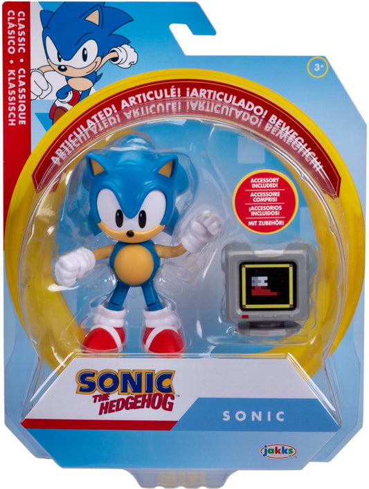 Jakks Sonic 4" Inch Articulated Classic Sonic the Hedgehog Figure Wave 12 (Pre-Order)