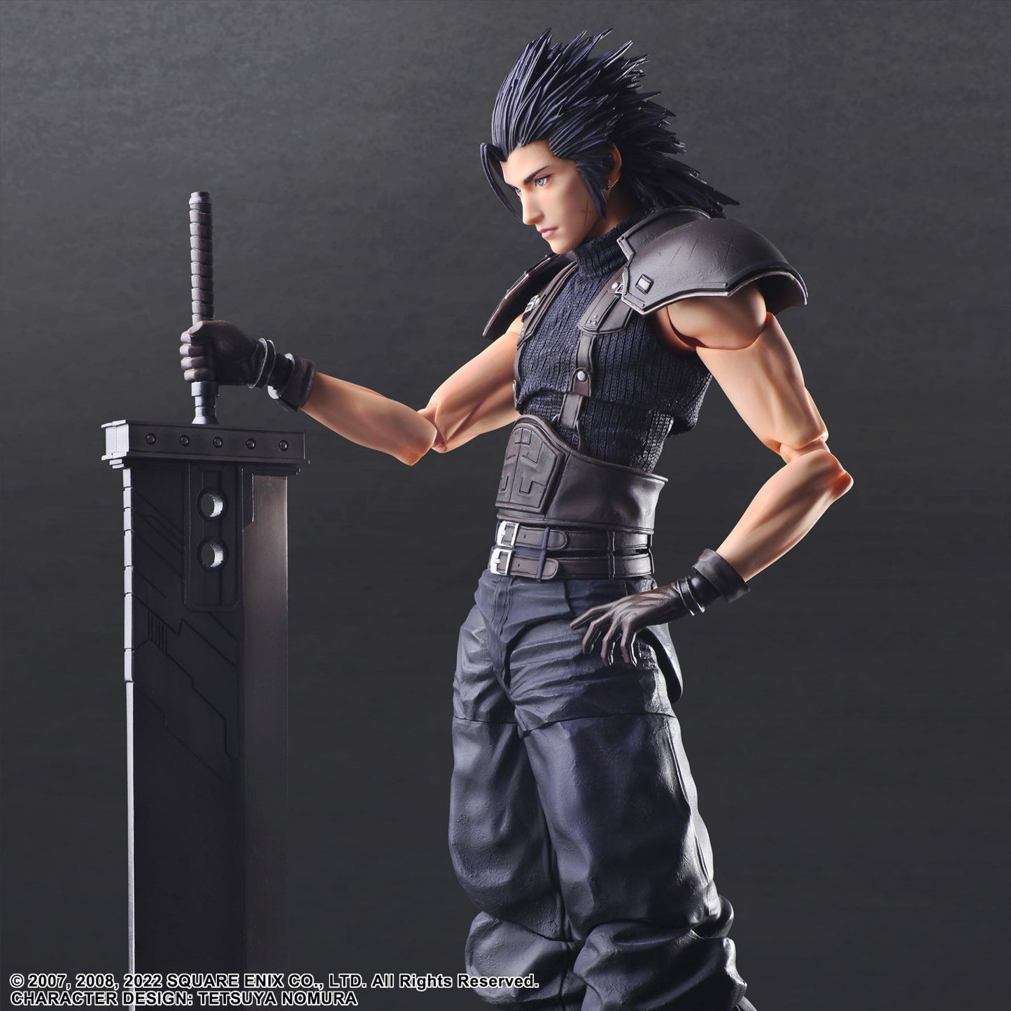 Play Arts Kai Zack Fair Final Fantasy Crisis Core Reunion Soldier 1st Class Figure