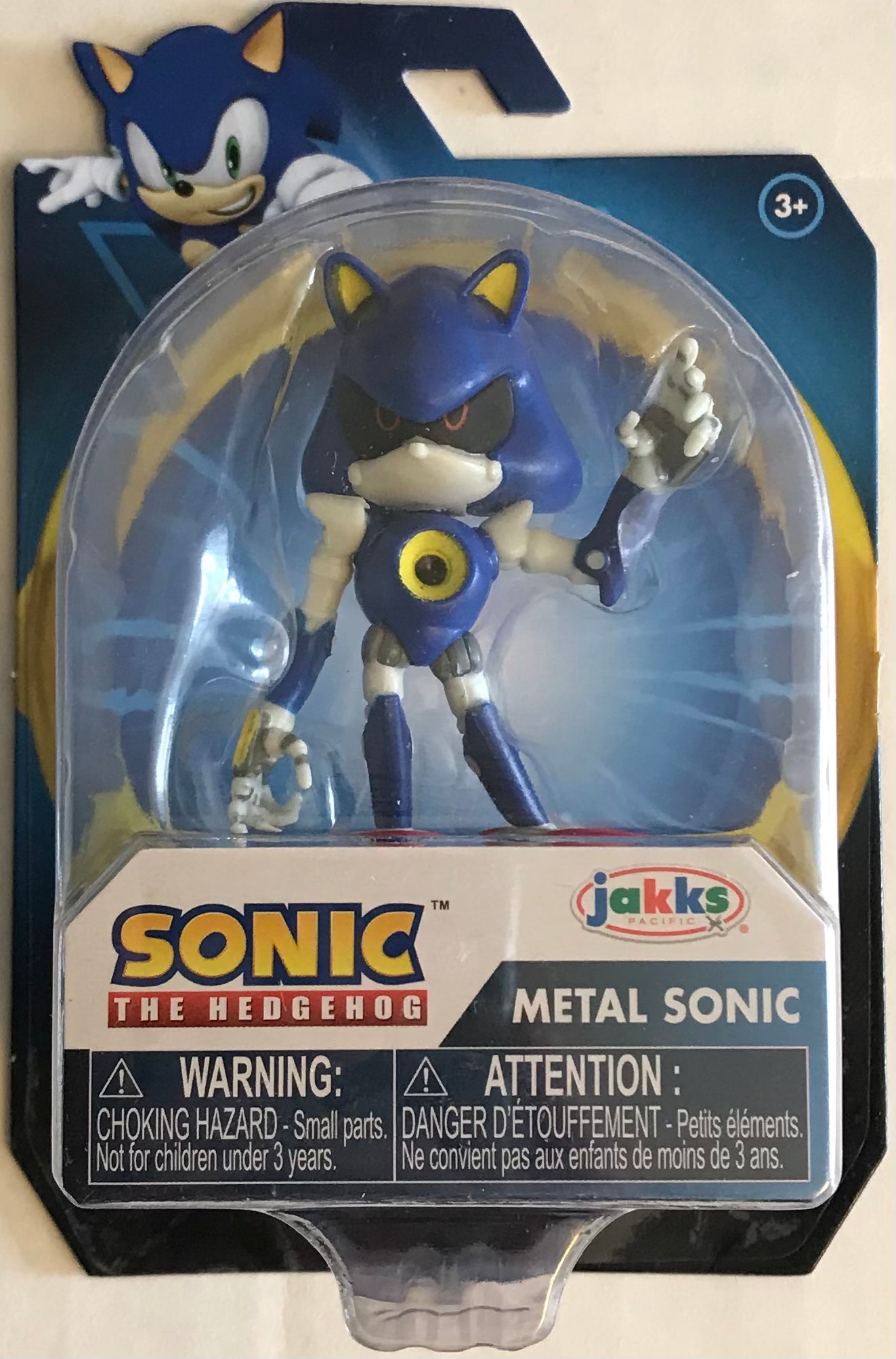 Jakks Sonic 2.5" Inch Articulated Figure Wave 3 Metal Sonic