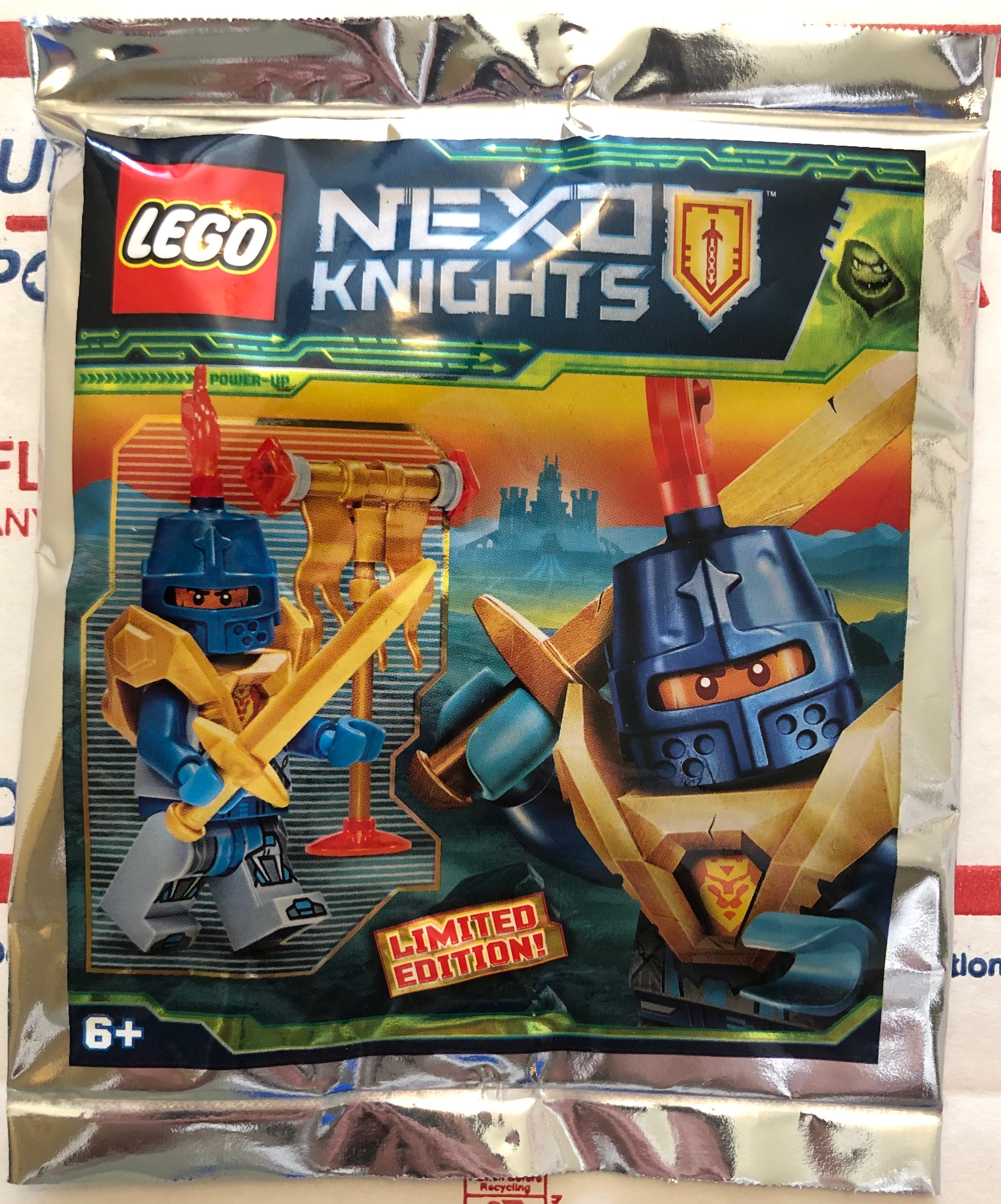 LEGO Nexo Knights Limited Edition Soldier Minifigure Foil Pack Bag LEGO Nexo Knights Limited Edition Soldier Minifigure Foil Pack Bag