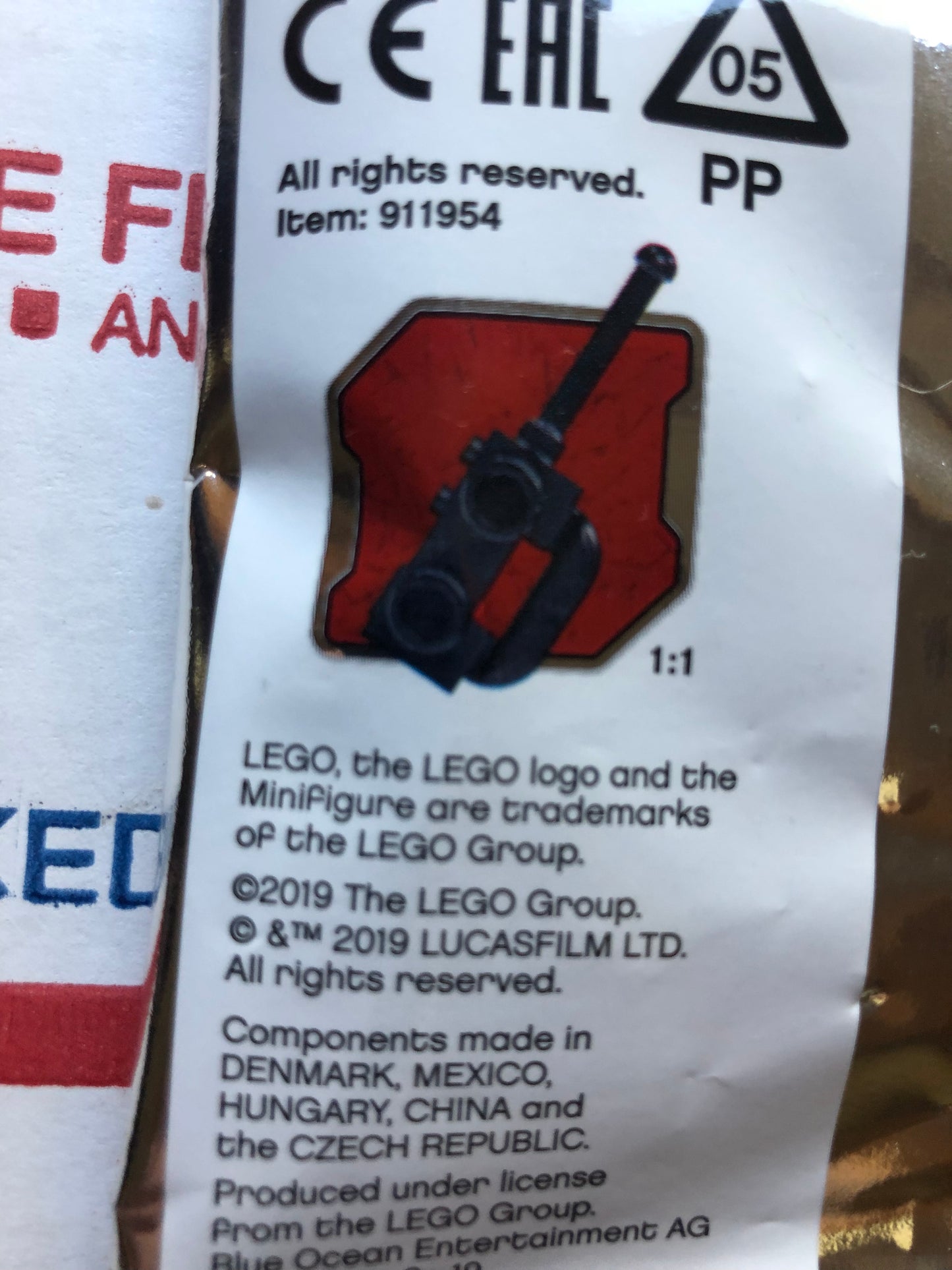 LEGO Star Wars Limited Edition Kylo Ren's TIE Silencer Foil Pack Bag Set 911954